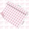 Pink Bow Wrapping Paper -Mini Roll- 17In x 32.8 Ft Watercolor Bow Knot Gift Wrap Paper Sweet Craft Paper for Valentine's Day Birthday Wedding Party Packing Supplies